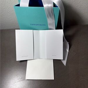Tiffany & Co. Turquoise Bag with White Ribbon
